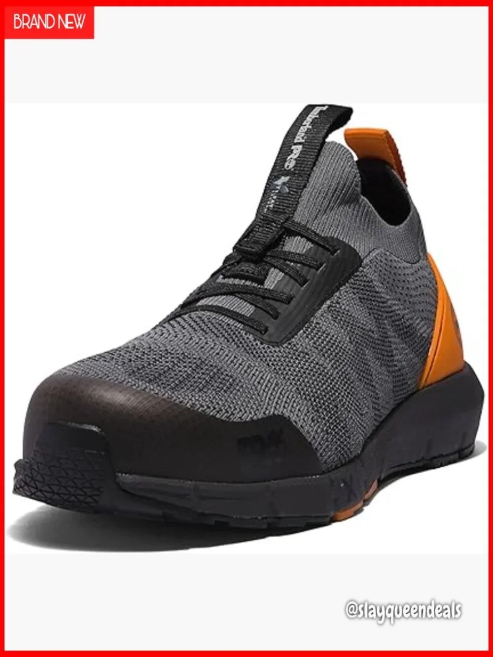 Unisex Composite Safety Toe Slip-On Work Shoes with Electrical Hazard Protection